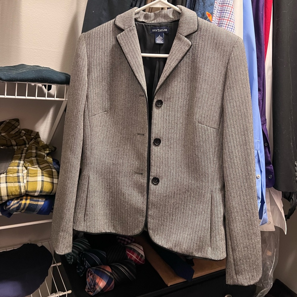 Suit blazer and skirt